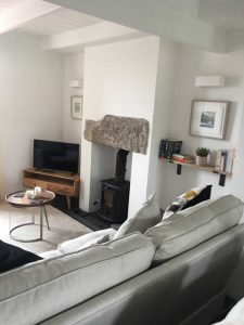 St Just holiday cottage Living Room Sofa